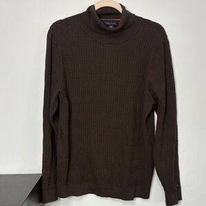 Tommy Hilfiger Brown Turtleneck Sweater